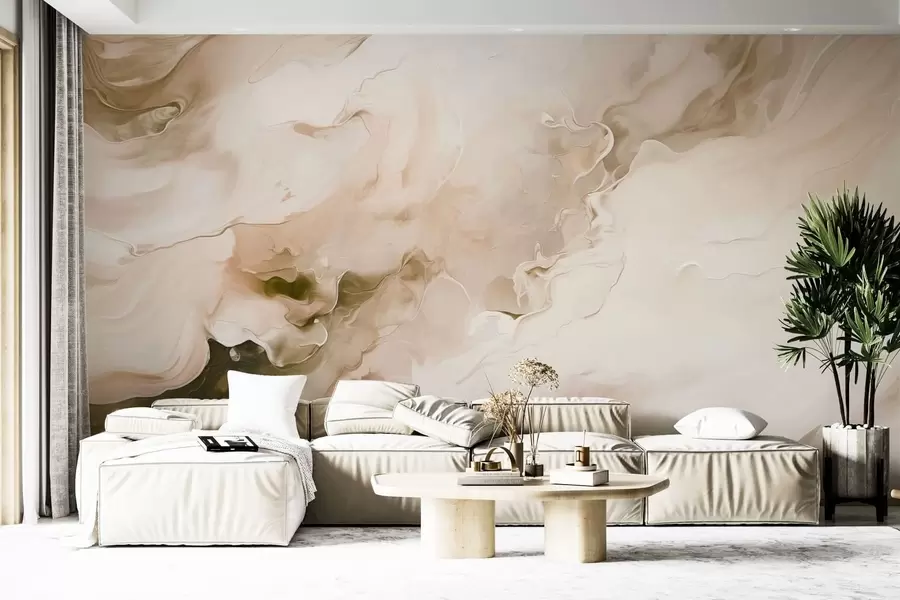 wall murals Refined marble veining w05441v1