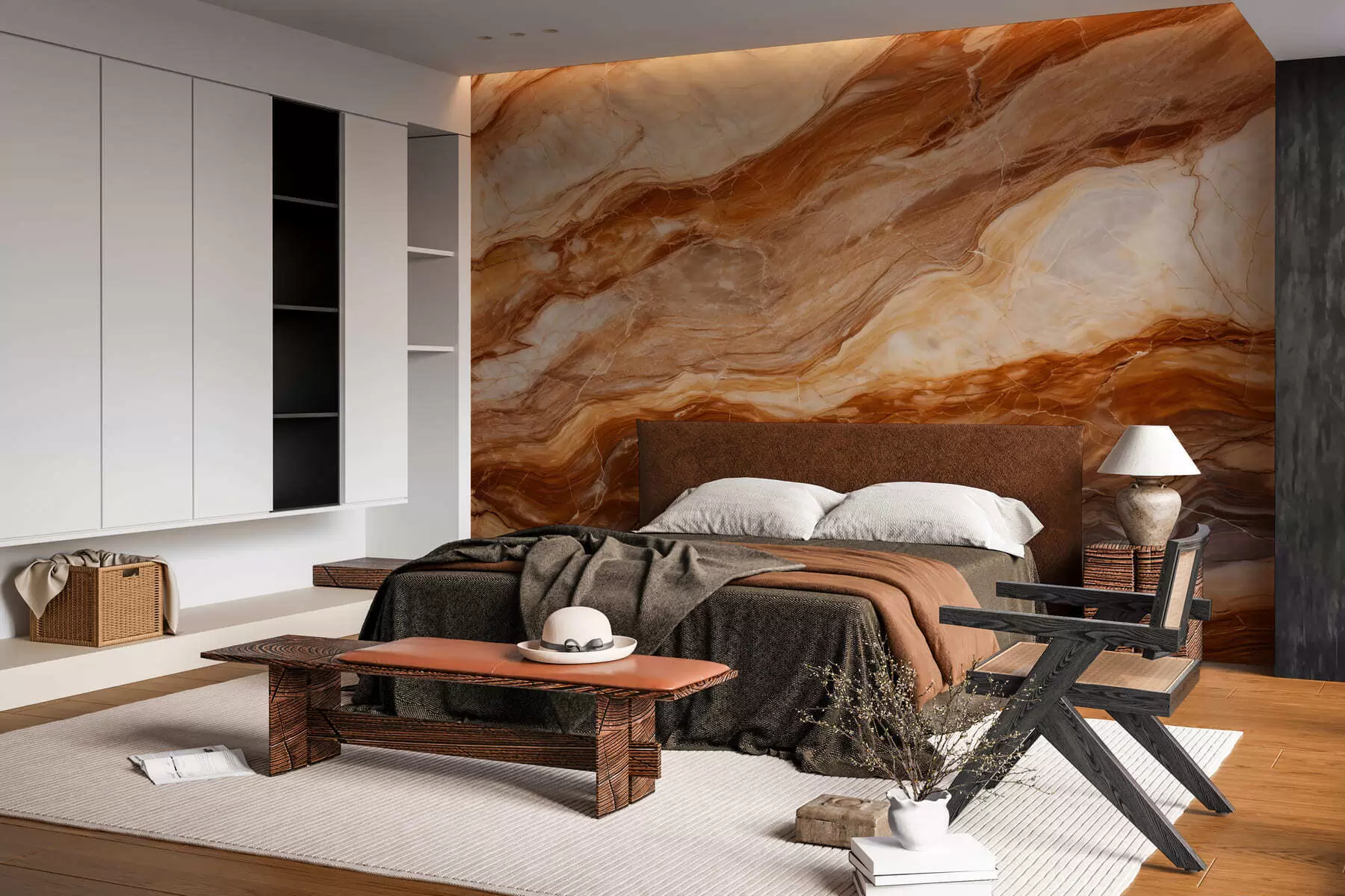 wall murals Marble effect w05455