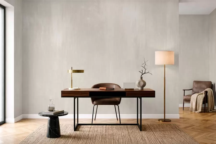 wall murals Light beige background with subtle vertical texture w05121