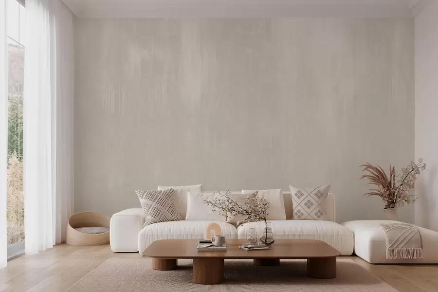 wall murals Light beige background with subtle vertical texture w05121