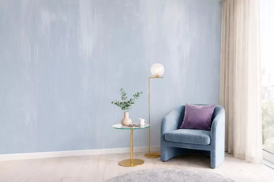 wall murals Light blue background with soft vertical texture w05121v1