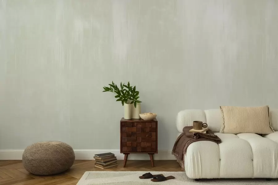 wall murals Pale green background with light vertical texture w05121v3