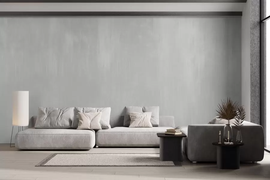 wall murals Light gray background with even vertical texture w05121v4