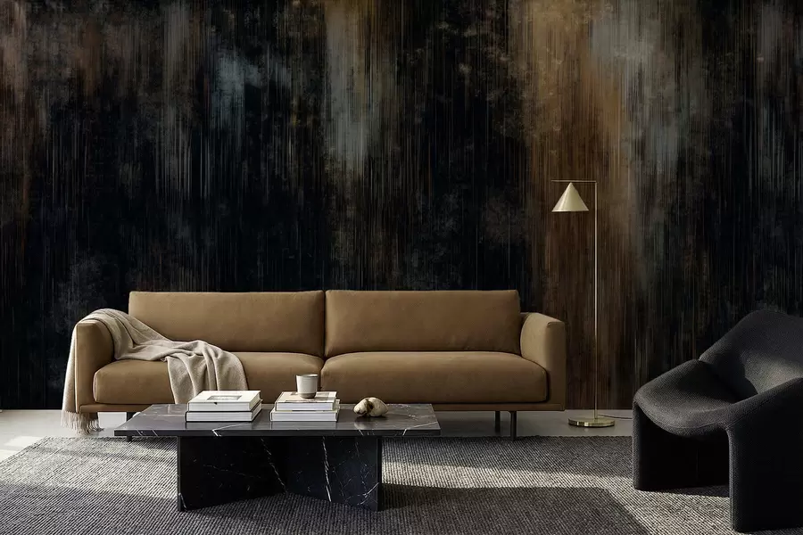 wall murals Dark abstract background with vertical streaks w05121v5