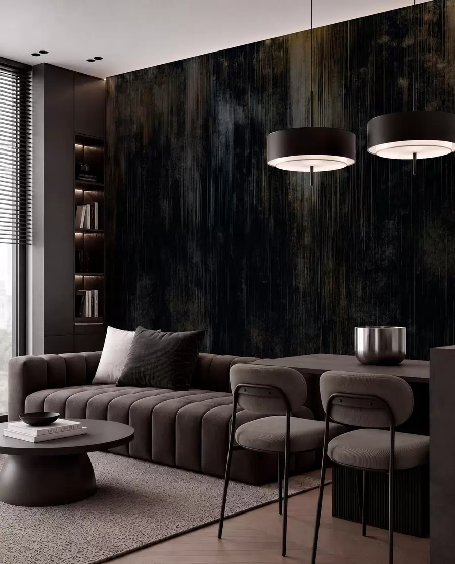 wall murals Dark abstract background with vertical streaks w05121v5