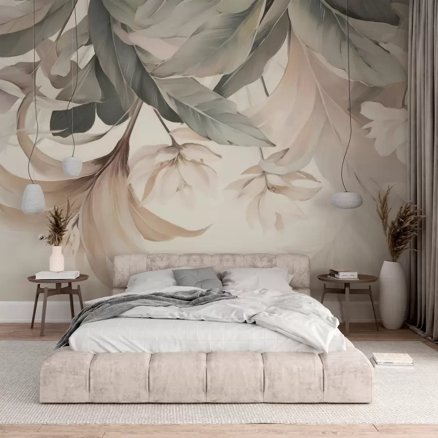 wall murals Exotic flowers w05376