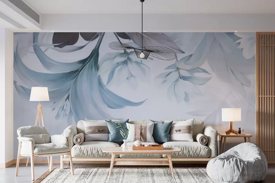 wall murals Exotic flowers w05376v2