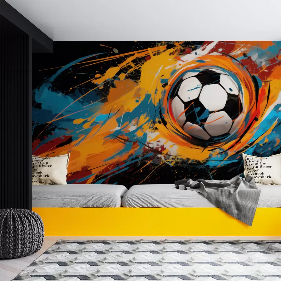 wall murals Soccer ball w05460