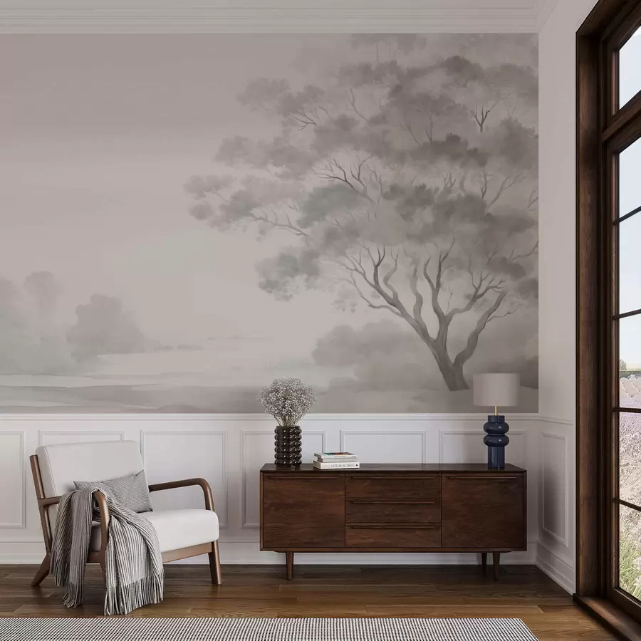 wall murals Tree in Haze w05477