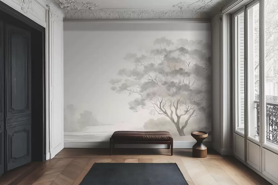 wall murals Tree in Haze w05477