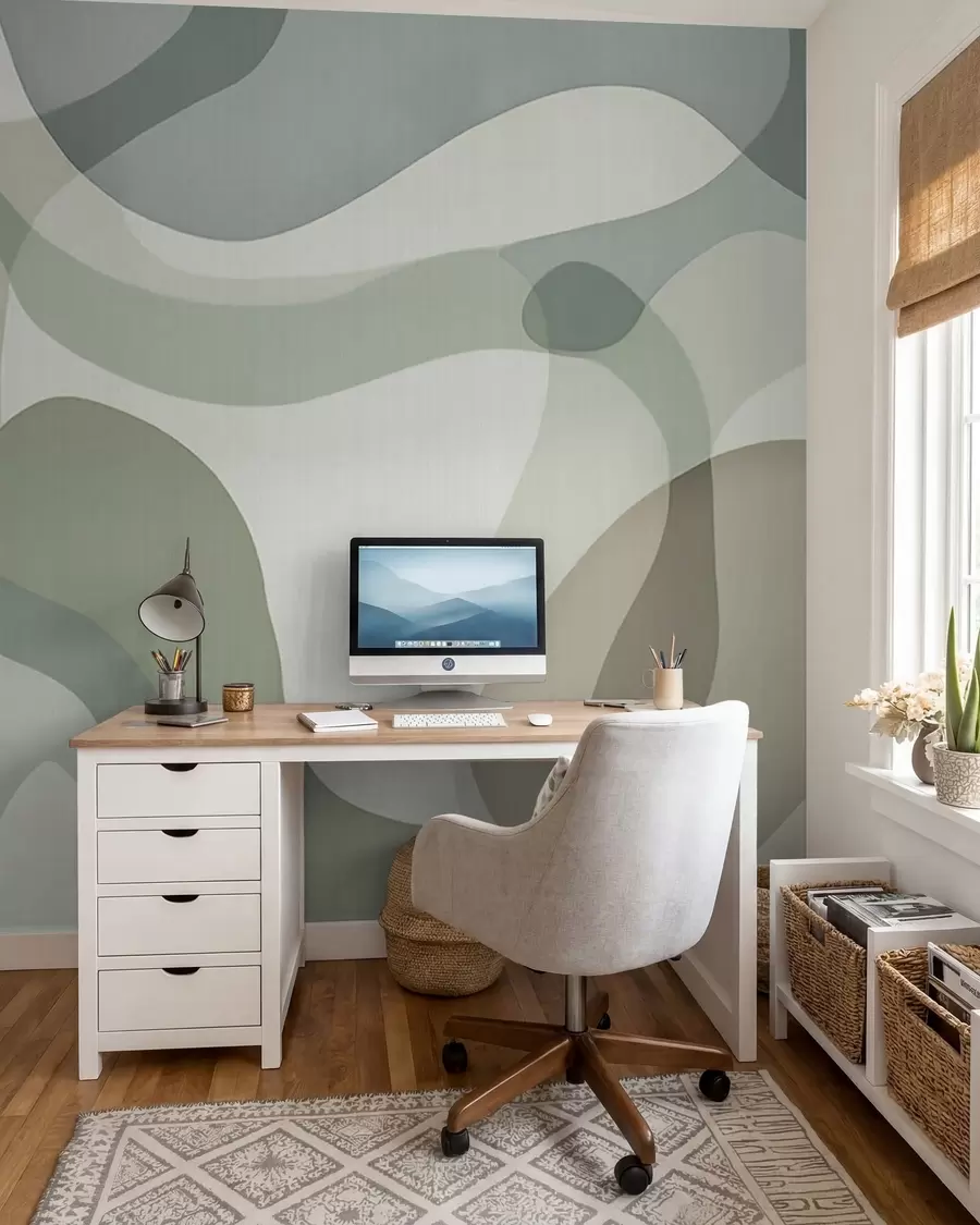 wall murals Soft Lines w05479