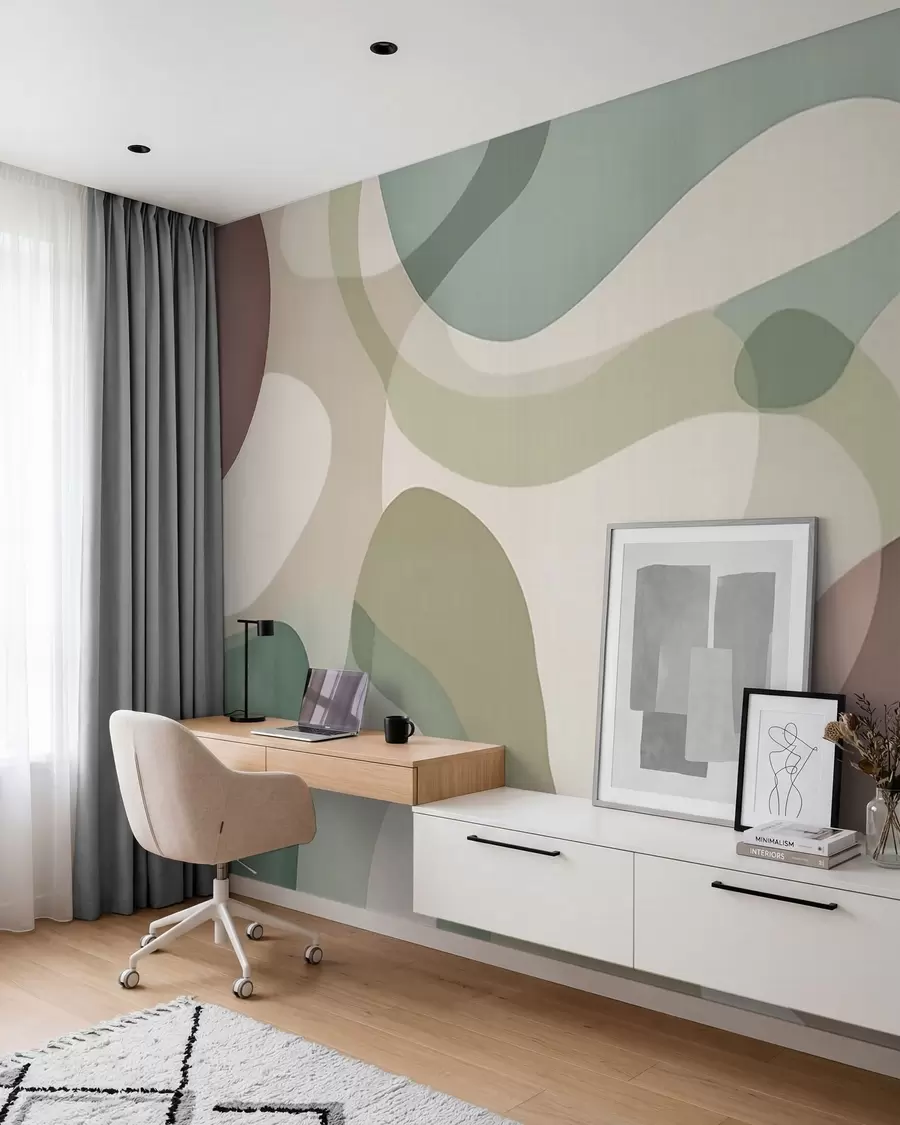 wall murals Soft Lines w05479v1