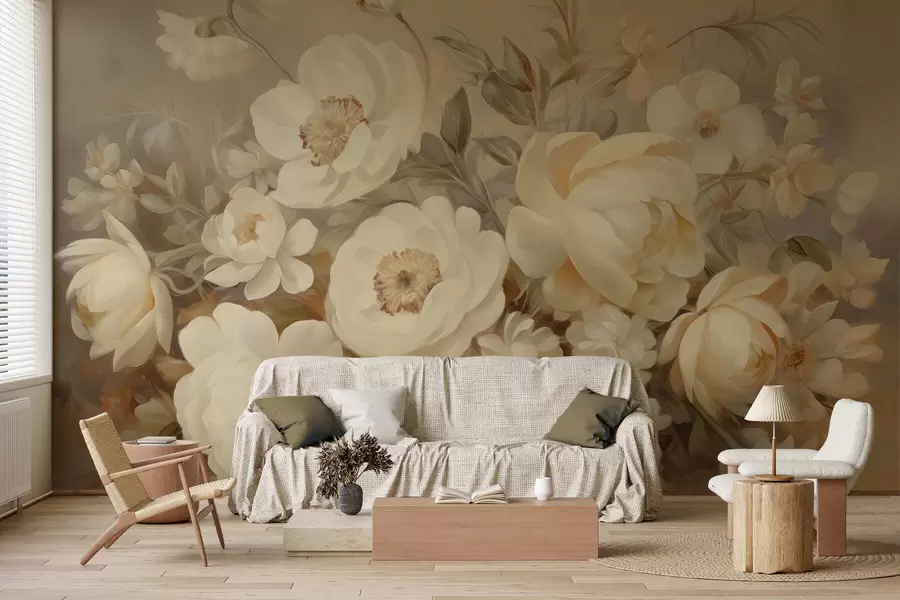 wall murals Lush bouquet w05491