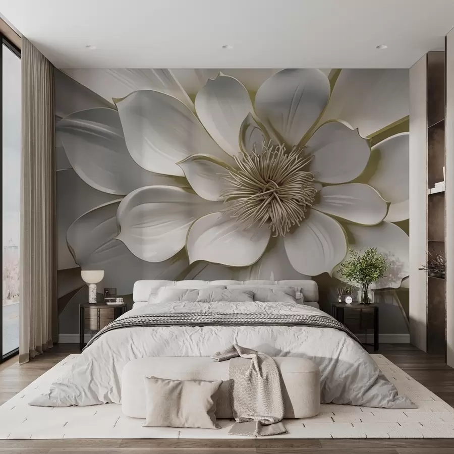 wall murals Floral sculpture w09777