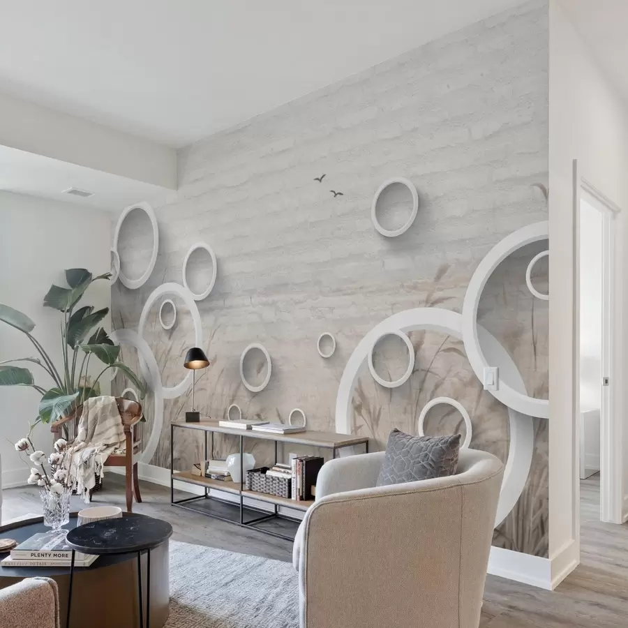 wall murals Abstract circles w09781