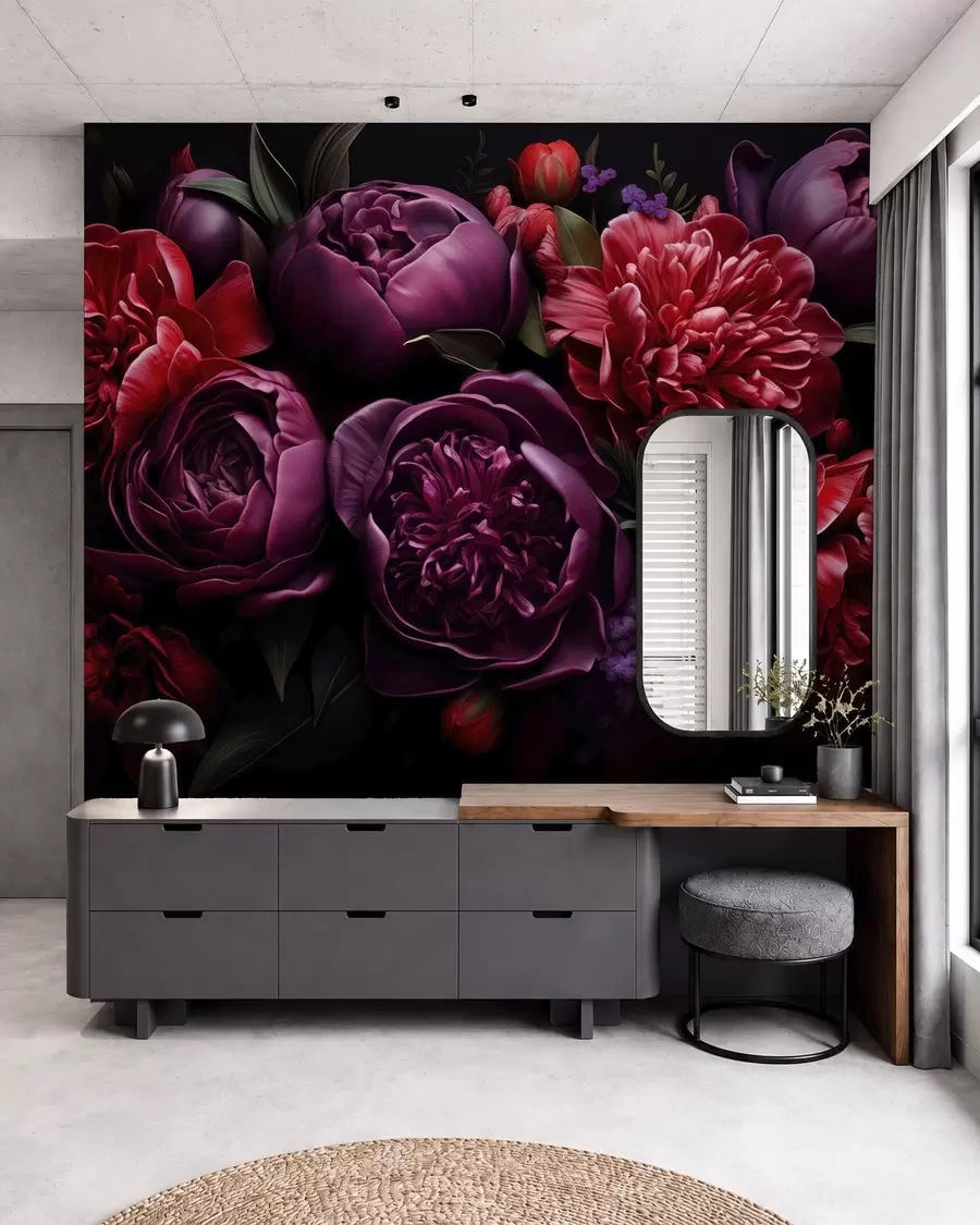 wall murals Peonies w05513