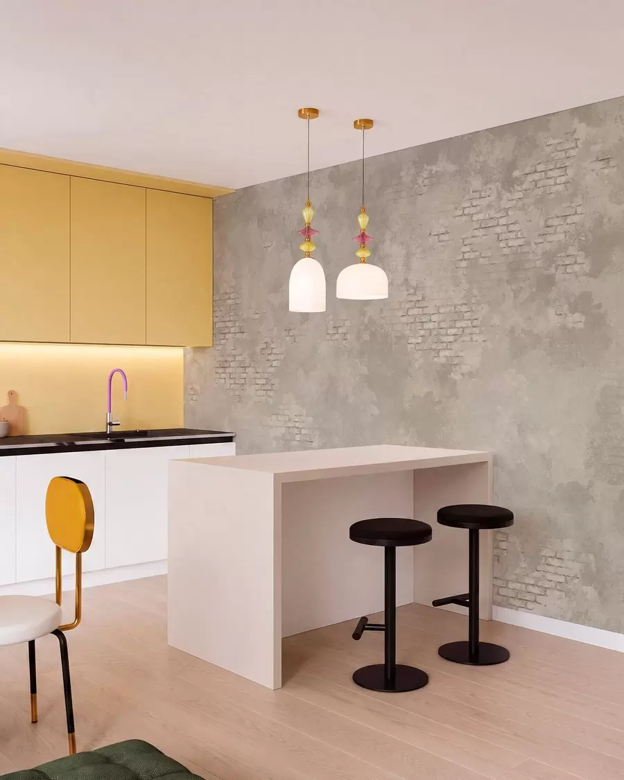 wall murals Grunge light plaster with exposed brick patches w05161v1