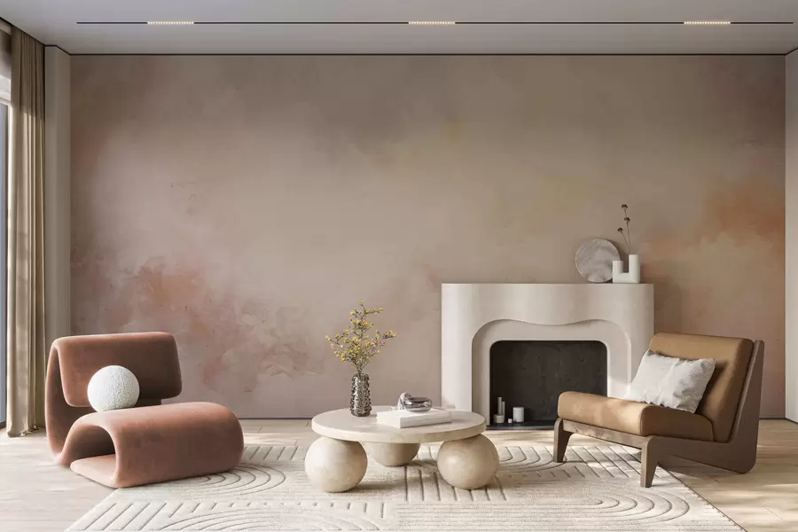 wall murals Imitation of an old wall w05527