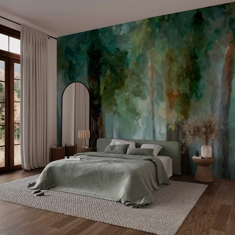 wall murals Deciduous forest w05508