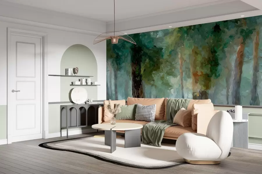 wall murals Deciduous forest w05508