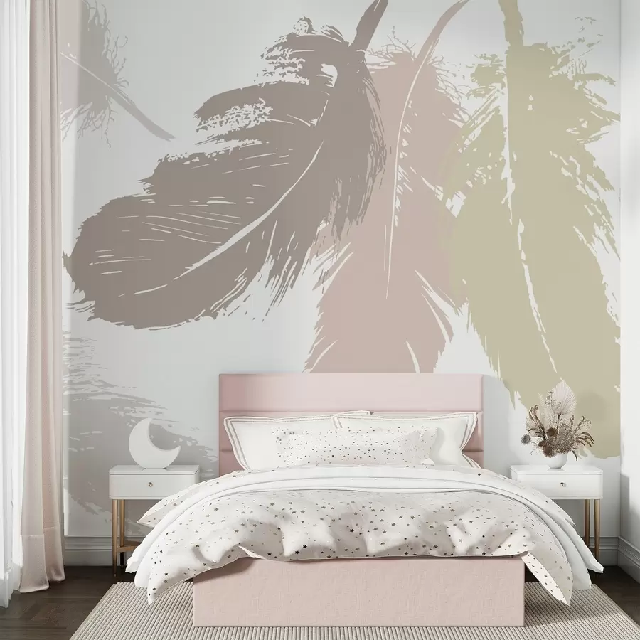 wall murals Feathers w05549