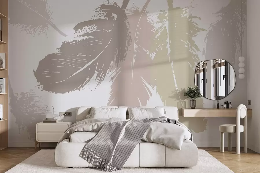 wall murals Feathers w05549