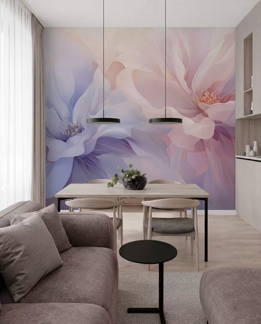 wall murals Airy Petals w05580