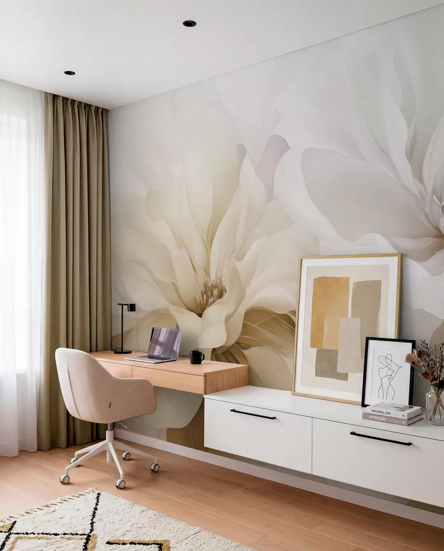 wall murals Airy Petals w05580v1