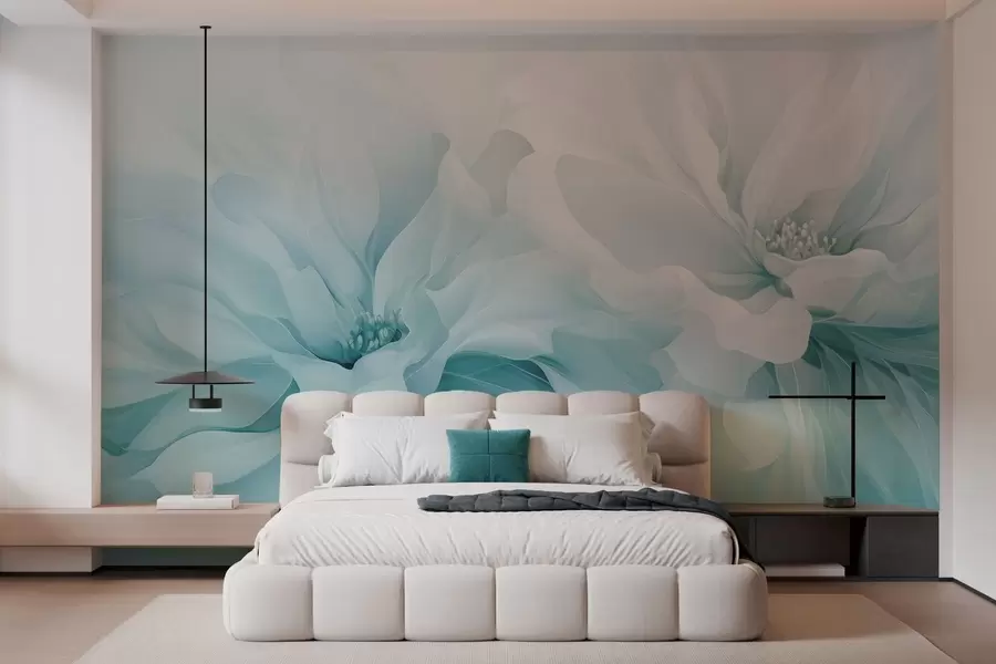 wall murals Airy Petals w05580v2