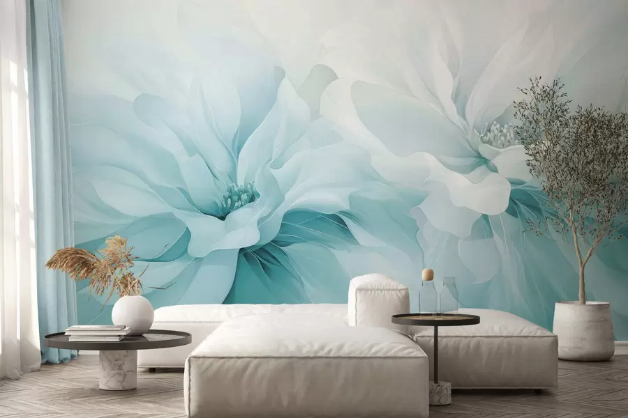 wall murals Airy Petals w05580v2