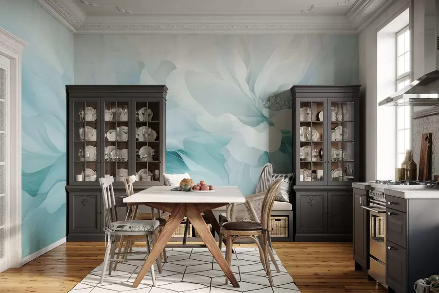 wall murals Airy Petals w05580v2