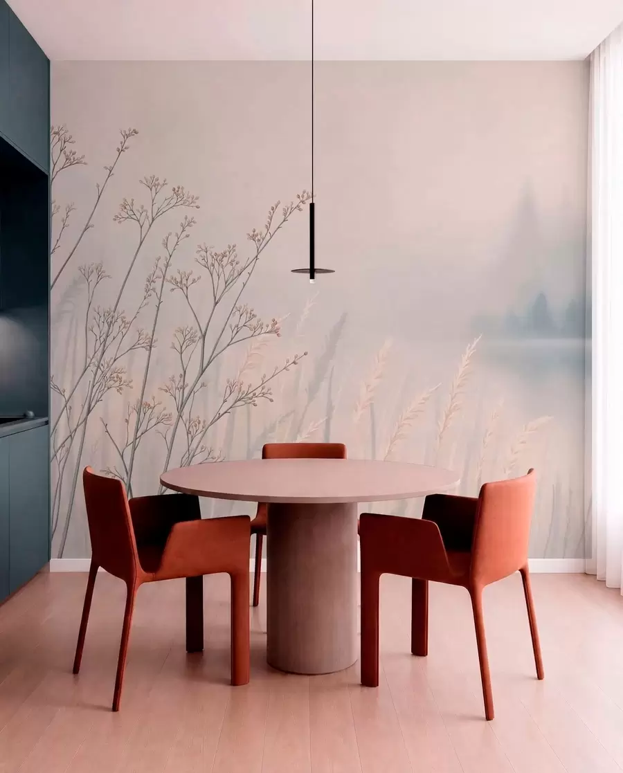 wall murals Mist along the Shore w05534