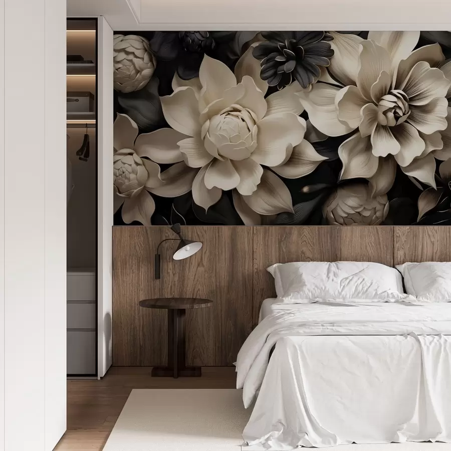 wall murals Fantasy flowers w05618