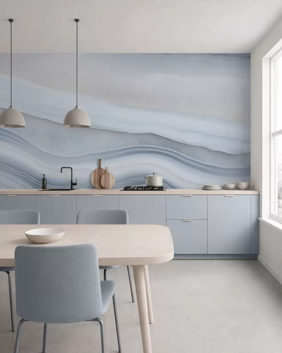 wall murals Imitation of abstract marble texture pattern w05634