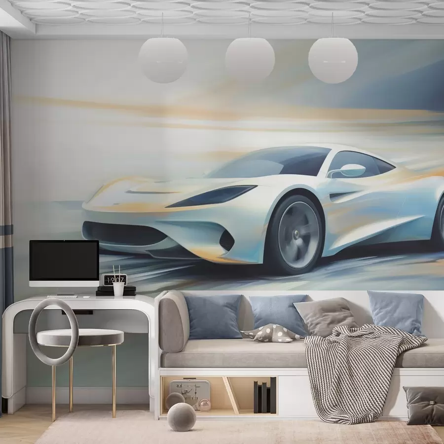 wall murals Abstract car w05636