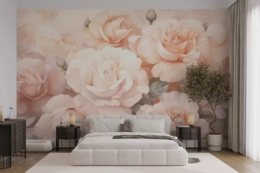 wall murals Abstract roses w05553