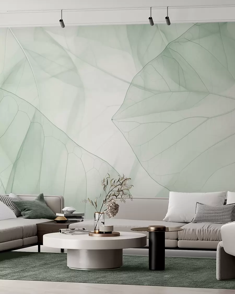wall murals Abstract leaf veins w05474