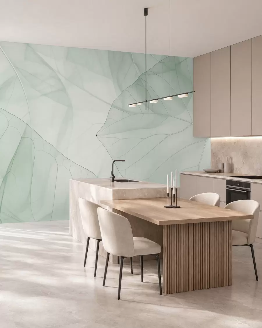 wall murals Abstract leaf veins w05474