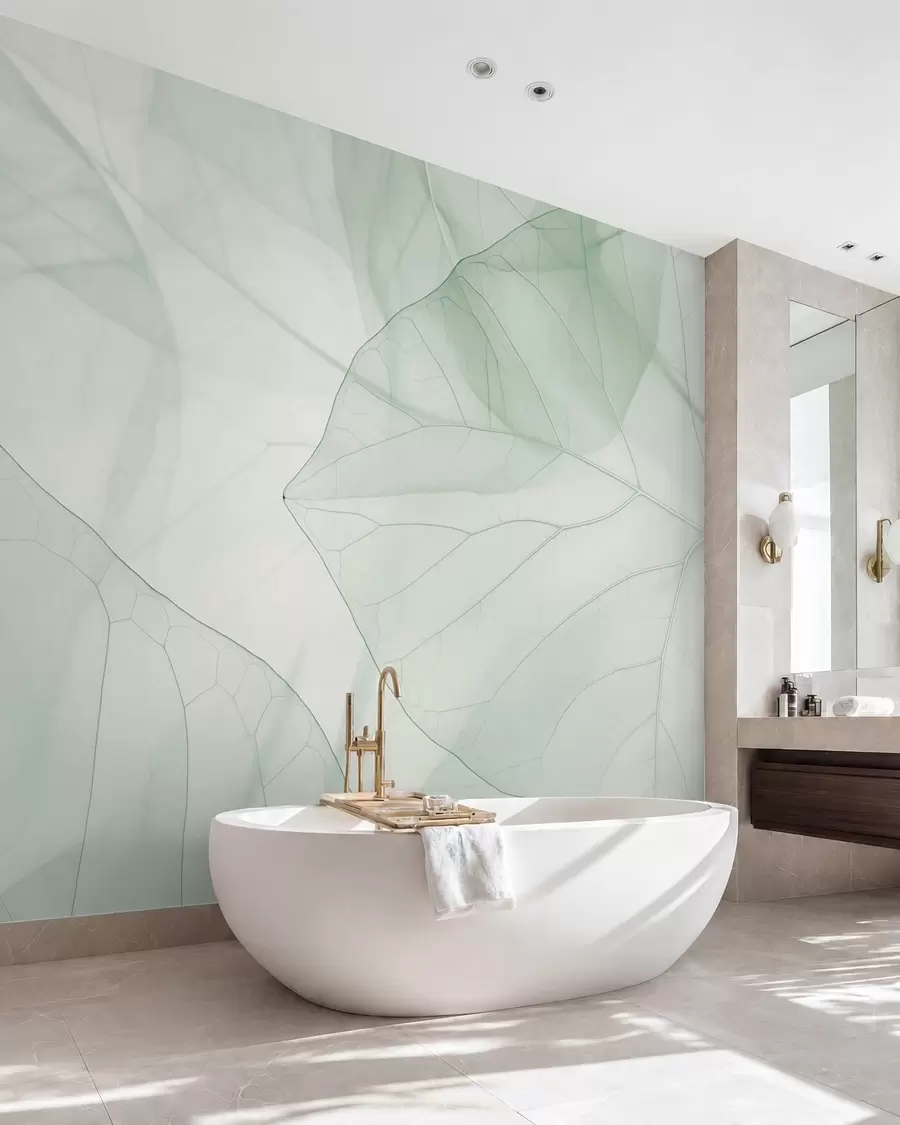 wall murals Abstract leaf veins w05474