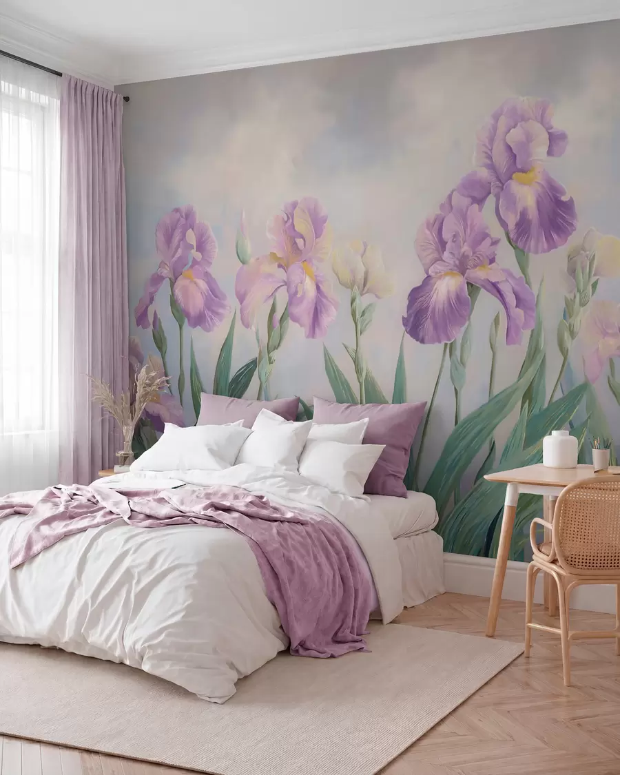 wall murals Classic flowers w05646