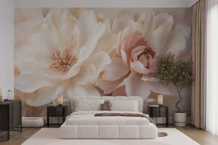 wall murals Large flowers w05633