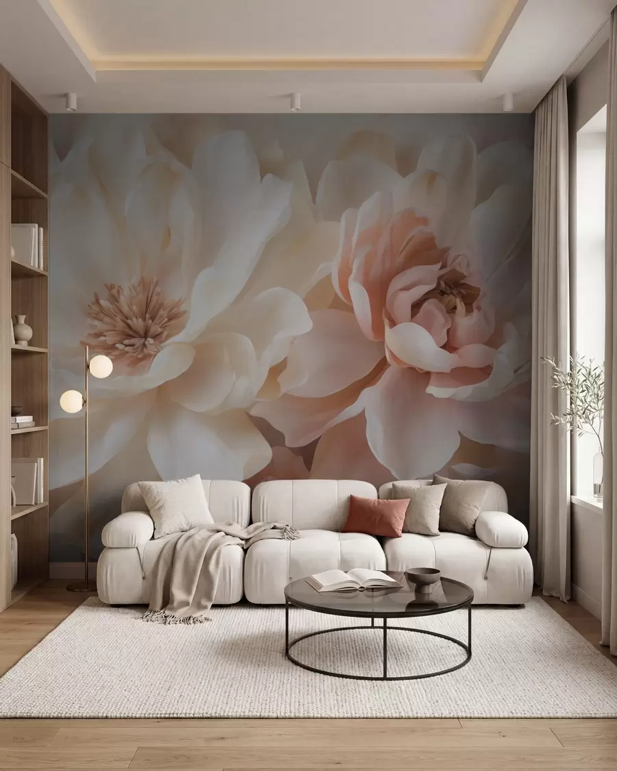 wall murals Large flowers w05633