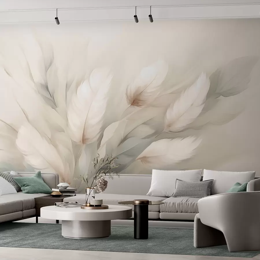 wall murals Abstract feathers w05662