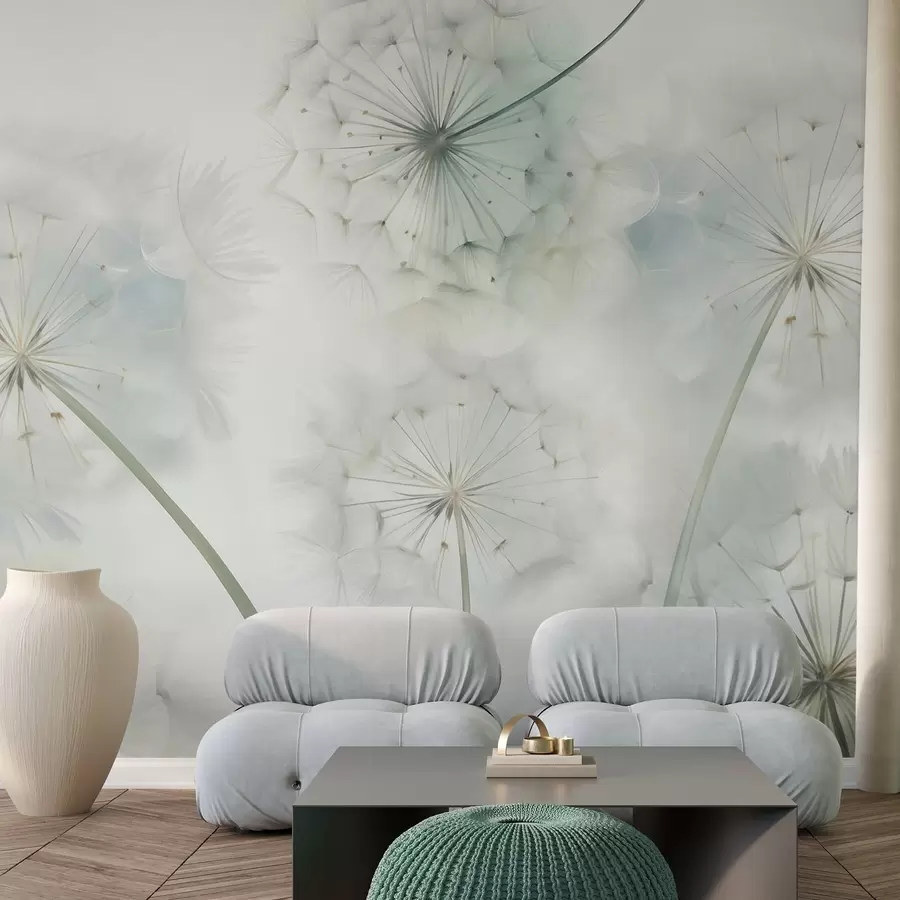 wall murals Abstract dandelions imitation of painting w05664