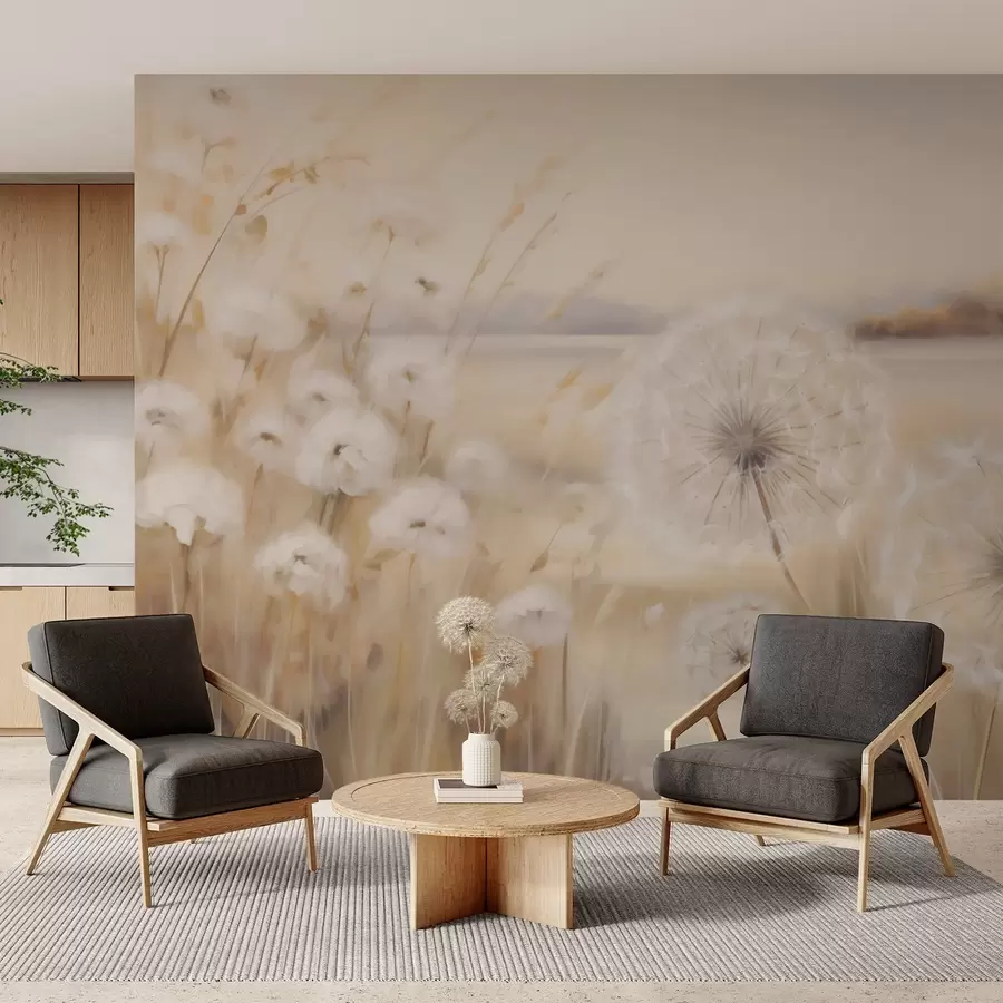 wall murals Abstract dandelions imitation painting w05671