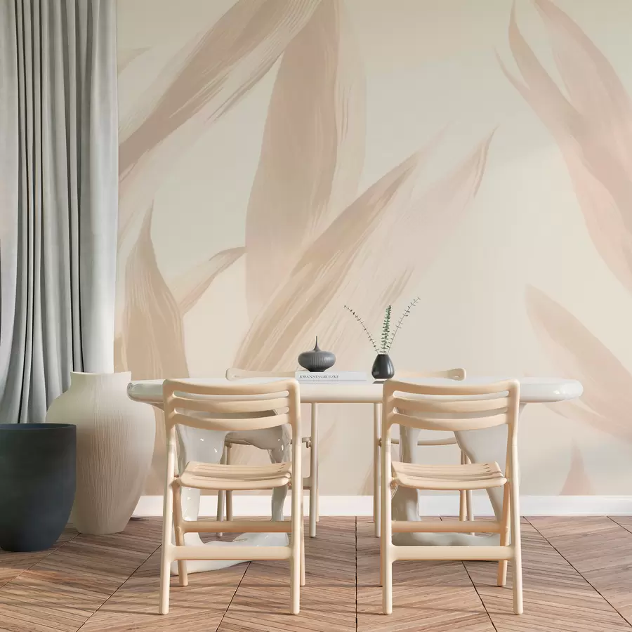 wall murals Pointed leaves w05680