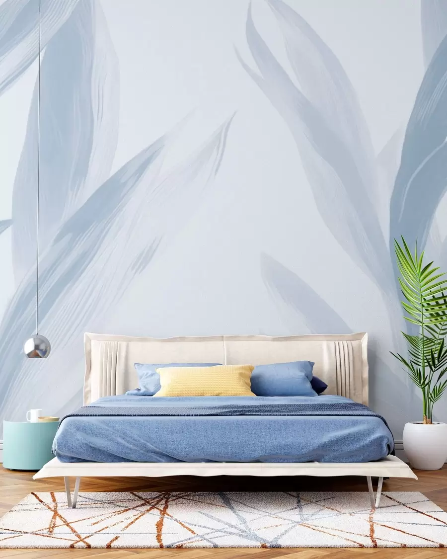 wall murals Pointed leaves w05680v1