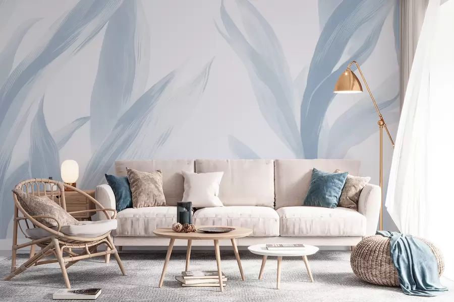 wall murals Pointed leaves w05680v1