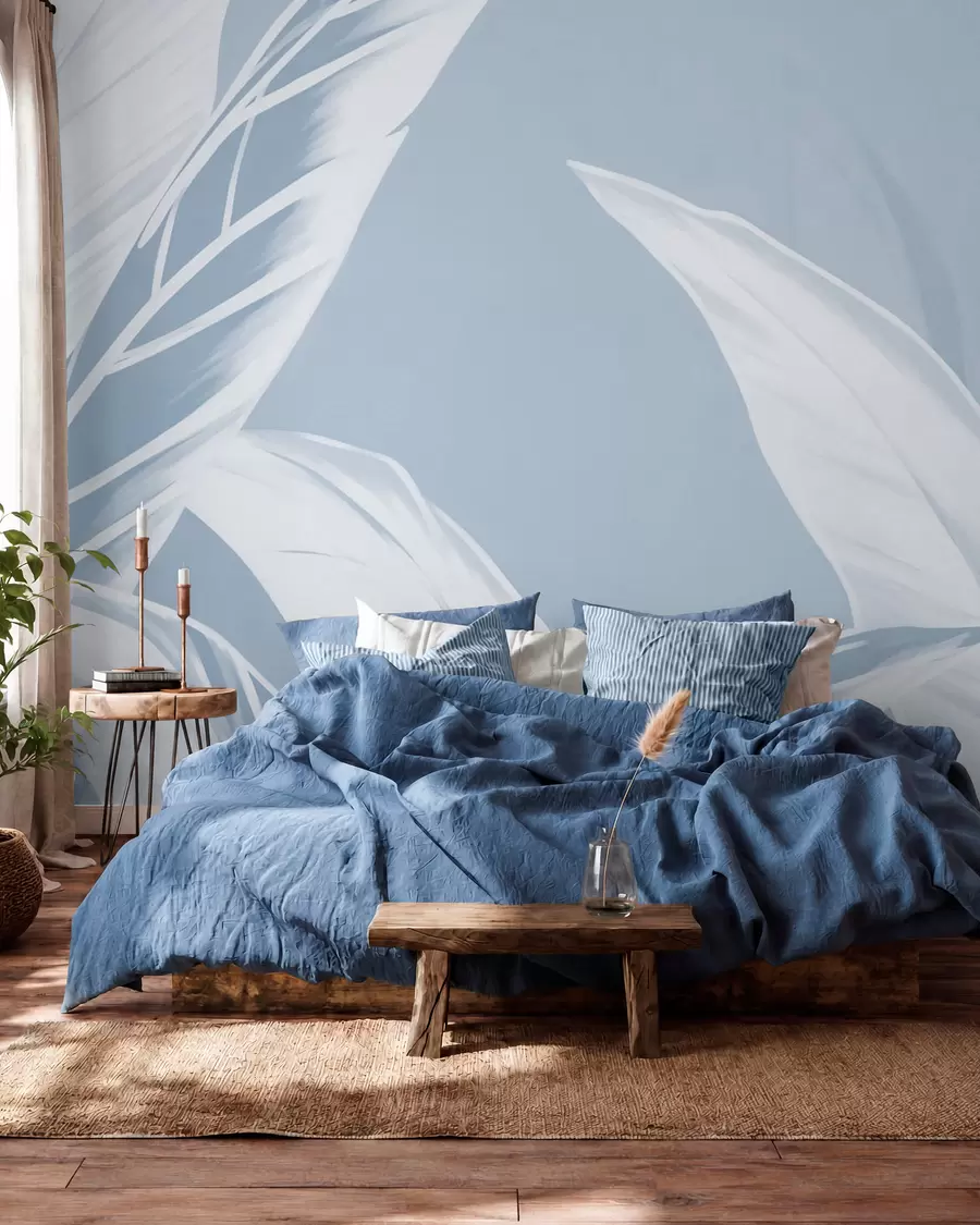 wall murals Long banana leaves w05681v1