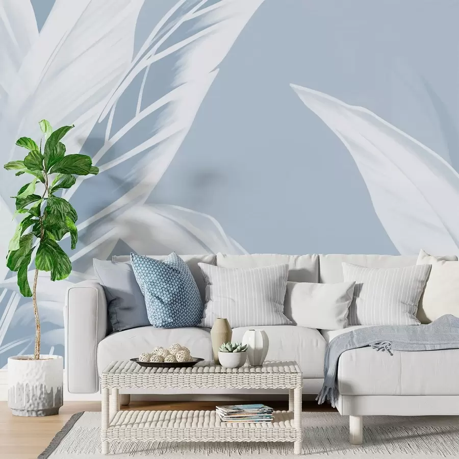 wall murals Long banana leaves w05681v1